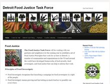Tablet Screenshot of detroitfoodjustice.org